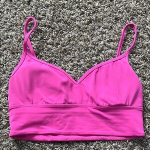 lululemon athletica Vibrant Pink Sports Bra